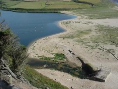 Adit in Loe Bar to control water levels