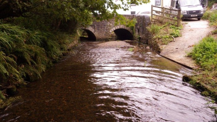 st johns road bridge before desilt